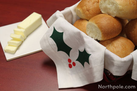 Custom bread basket liner