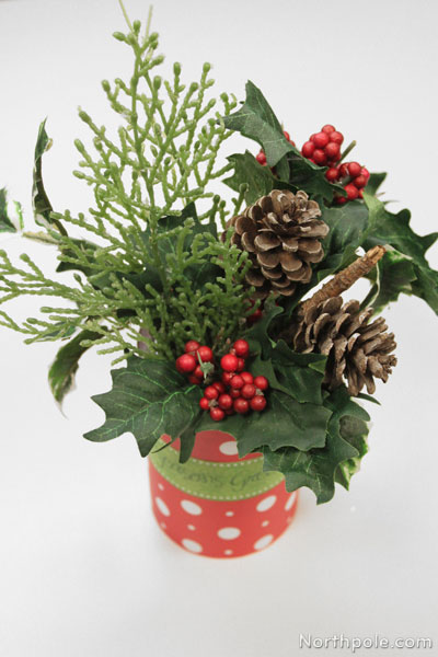 Fill with winter greenery