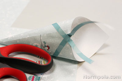 Add a thin strip of paper