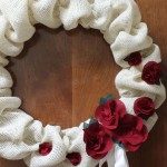 A Burlap Wreath