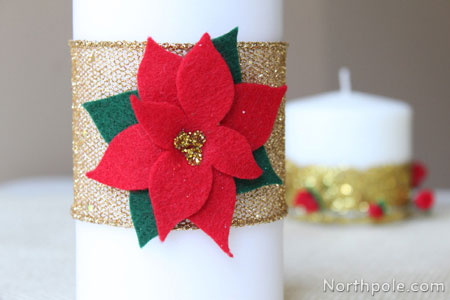 Poinsettia appliqué