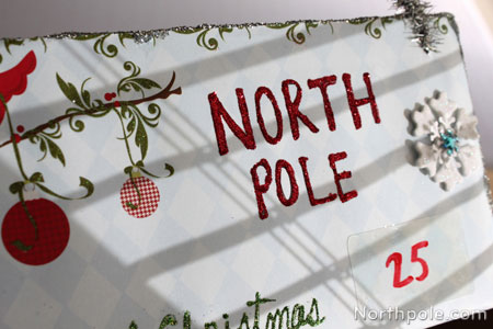 Countdown to Christmas with a Door Sign