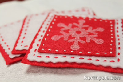 3 layers of felt