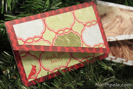 Merrily Wrap a Gift Card Holder