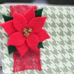 Poinsettia Christmas Card