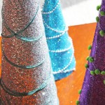Sparkly Glitter Trees