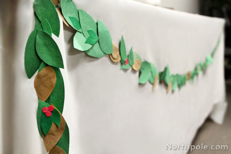 Paper Leaf Garland