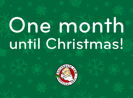 One month until Christmas!