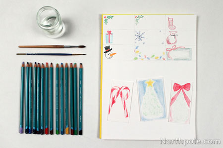 Fun Designs Using Watercolor Pencils