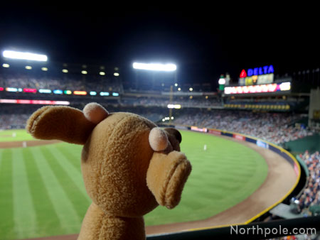 Raymond at the Atlanta Braves Game