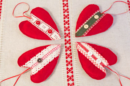 Red Heart Ornament