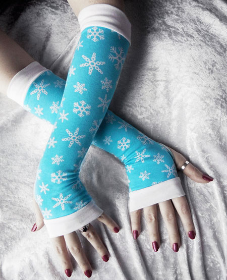 Frozen Memory Arm Warmers ~ Etsy Seller: Zen and Coffee