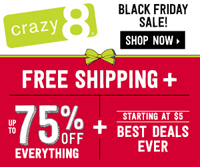 Crazy 8 Sale On Now!