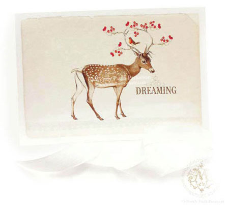 Deer Christmas Card