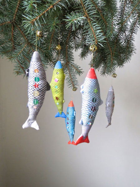 Sequin Fish Ornament