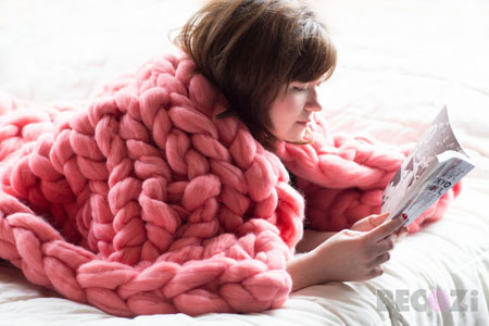 Super Chunky Knit Blanket