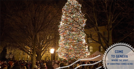 Christmas Tree Lighting - Geneva, IL