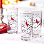 Etsy Item of the Day: Christmas Cardinal Glasses, Set of 4