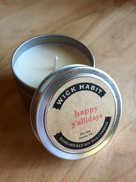 Happy Y'allidays Soy Candle