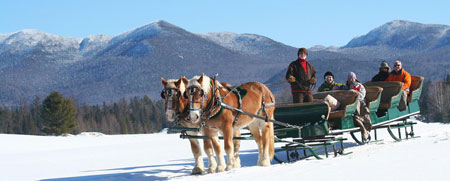 Lake Placid, New York Sleigh Rides