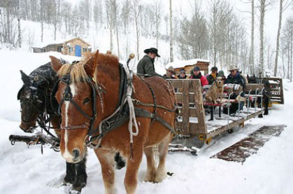 Mill Iron Ranch Sleigh Rides | Jackson Hole, Wyoming