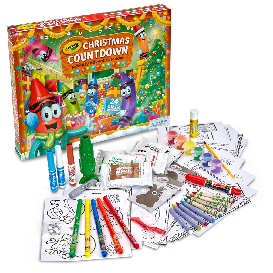 Christmas Countdown Activity Advent Calendar from Crayola