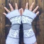 Recycled Fingerless Gloves