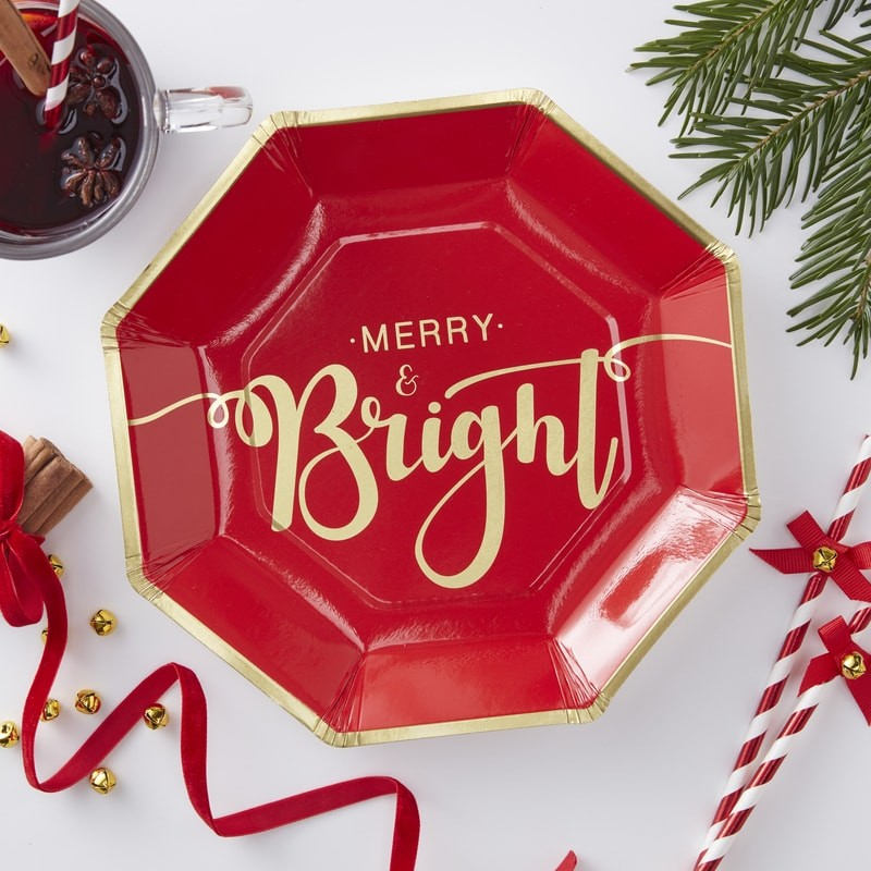 Merry & Bright Party Plates