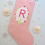 Pastel Pink Christmas Stocking