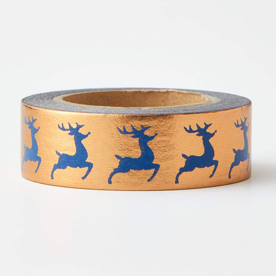 Foil Reindeer Washi Tape