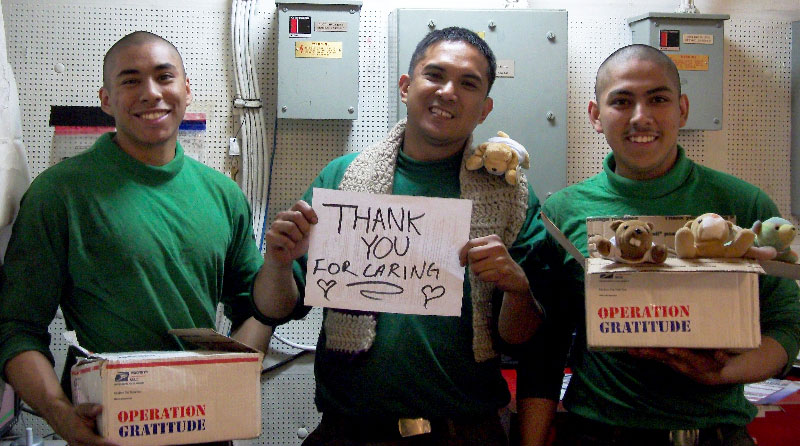 Operation Gratitude: Thank You for Caring