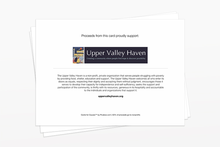 Upper Valley Haven • Custom Holiday Cards