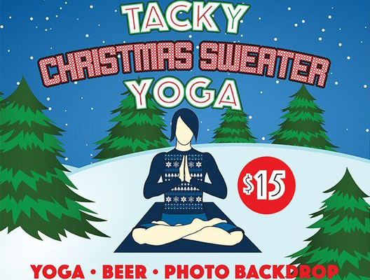 Tacky Christmas Sweater Yoga