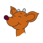 Raymond the Reindeer Stickers