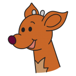 Raymond the Reindeer Stickers