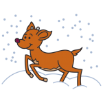 Raymond the Reindeer iMessage Stickers