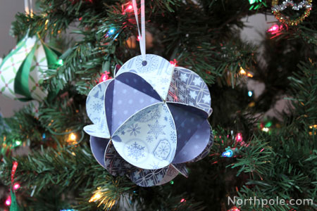 Multi-Faceted Paper Ornament