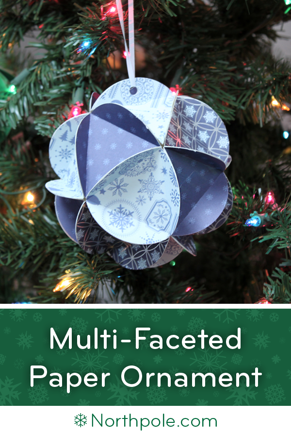 Multi-Faceted Paper Ornament • Northpole.com Craft Cottage