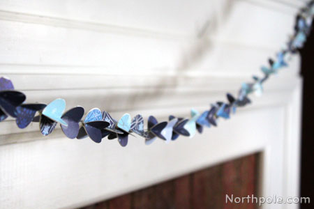 Paper Bauble Garland