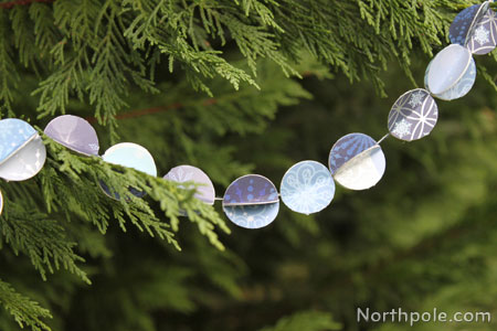 Paper Bauble Garland