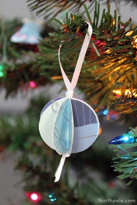 Paper Bauble Ornament