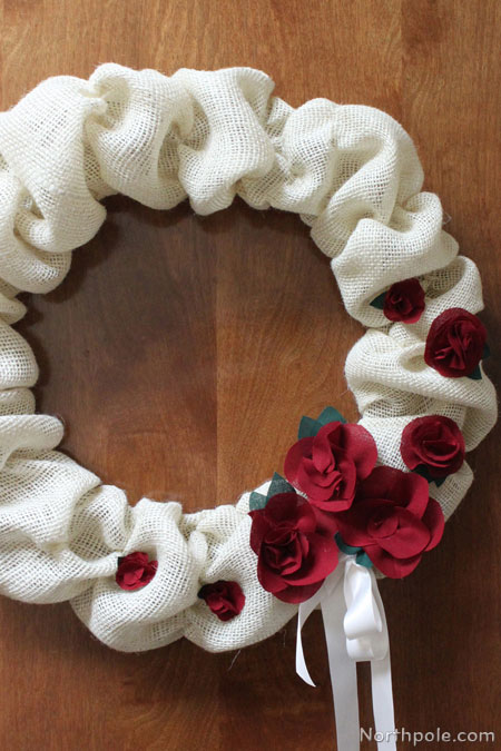 A Sweet Burlap Wreath