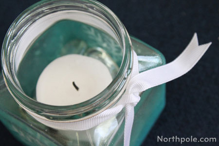 Candle Gems in glass container