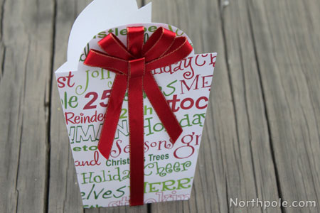 A gift with a bow