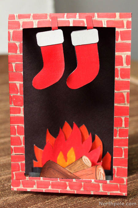 Paper Bag Fireplace by Amanda Formaro