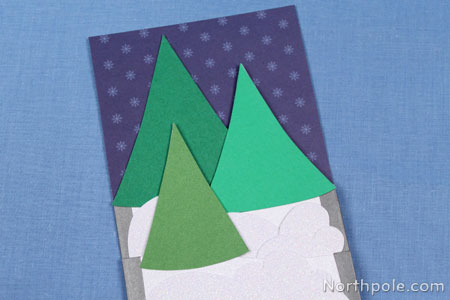 A Wintery Forest Card