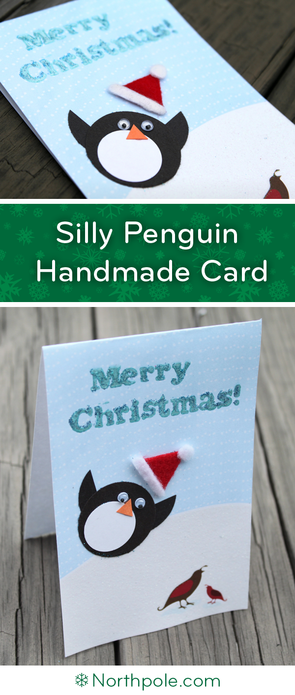 Penguin Slip & Slide Holiday Card • Northpole.com Craft Cottage