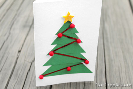 Tinsel Tree Card