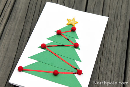 Tinsel Tree Card