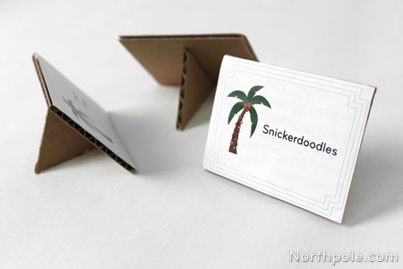 Crafty Cardboard Food Labels